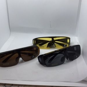 - Polarized flip up over glasses